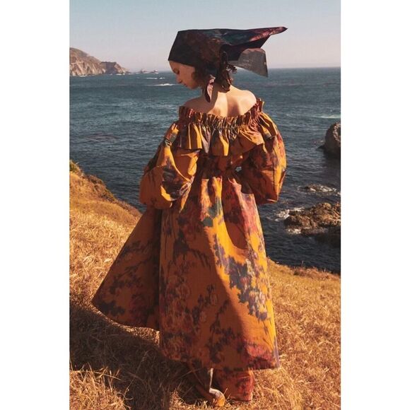 Ulla Johnson Dresses & Skirts - NWT $1490 Ulla Johnson Adeline Off Shoulder Midi Dress Floral Size 2